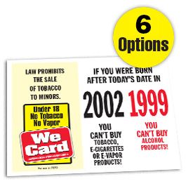 purchase age sticker