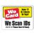 We Scan IDs 3x4 Sticker - UNDER 50