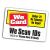 We Scan IDs 6 x 8.5 Decal - UNDER 50