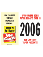 2027 Age of Purchase Sticker - Age 21 E-Vapor