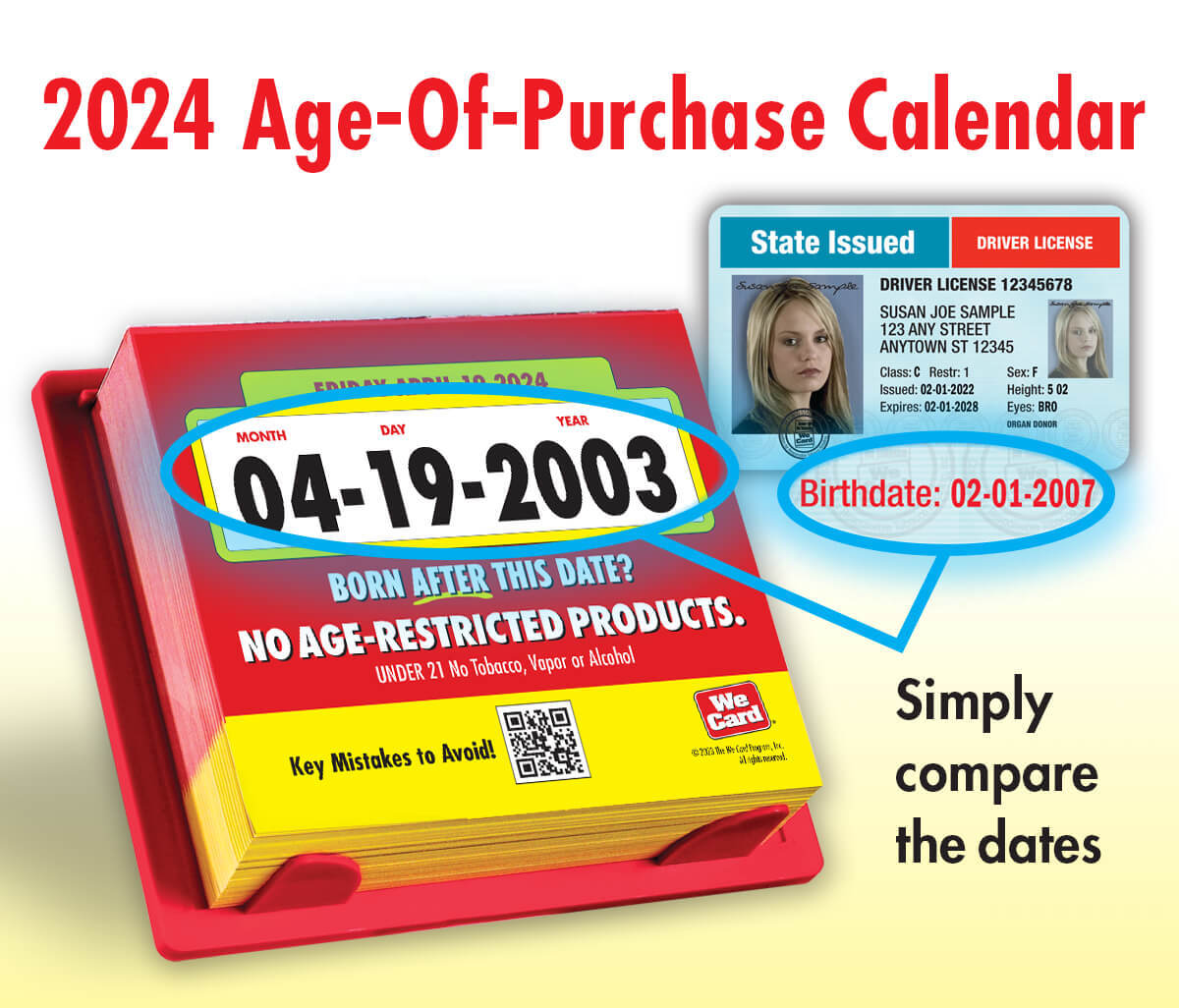 2024 Age-Of-Purchase Calendar