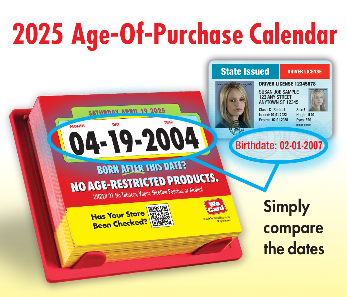 2025 Age-Of-Purchase Calendar